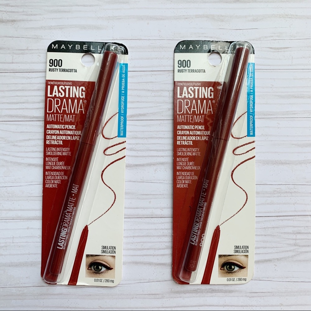 2 Maybelline Pencil Eyeliner 900 Rusty Terracotta
